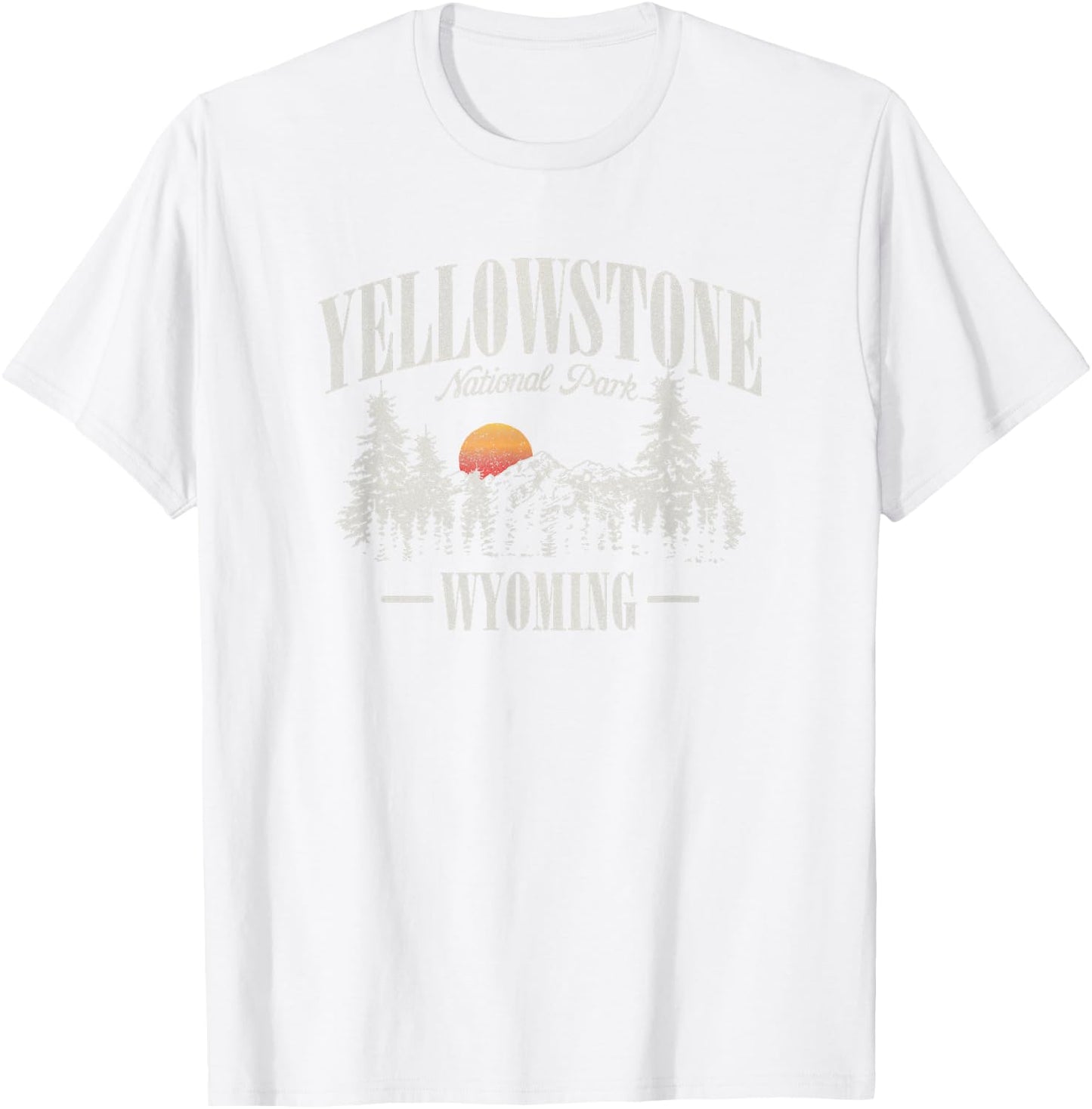 Yellowstone National Park Vintage T-Shirt - T-Shirt | White