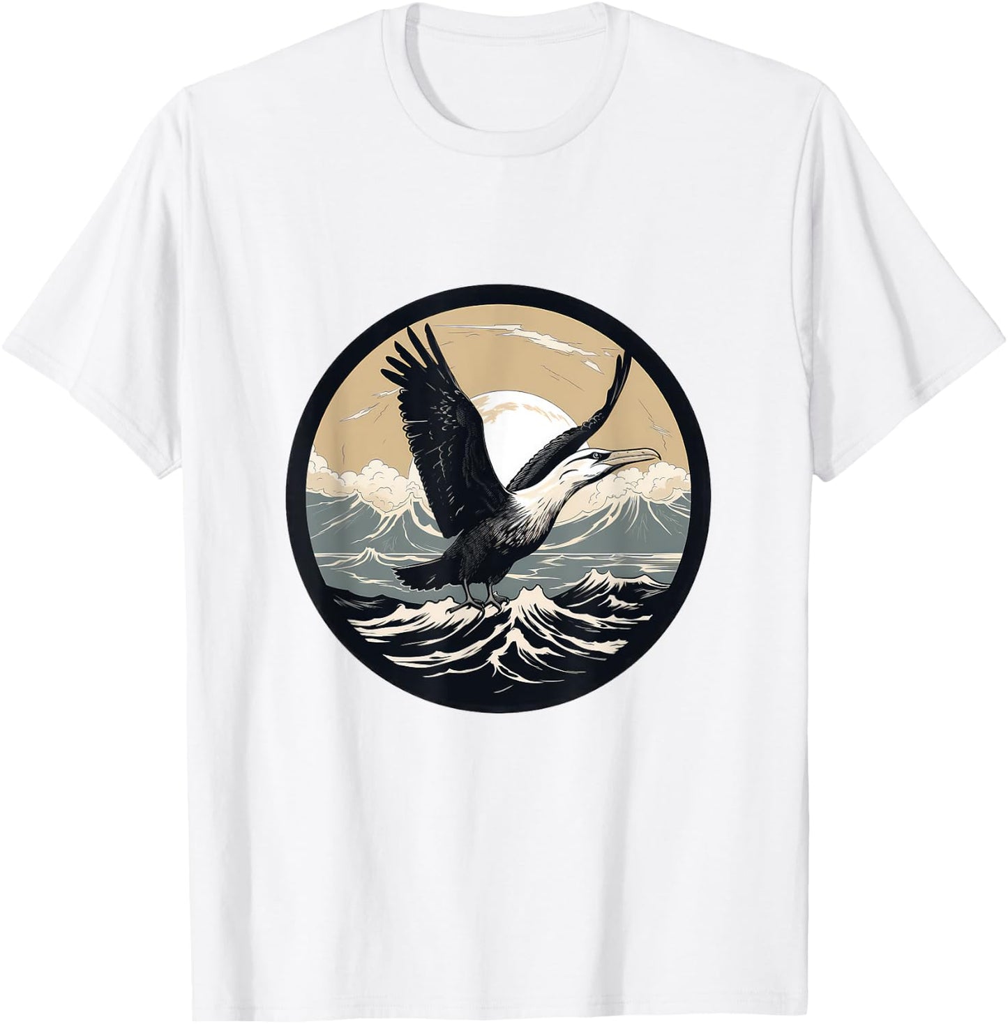 Albatross Bird T-Shirt - T-Shirt | White