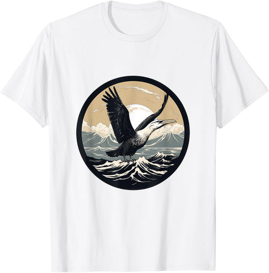 Albatross Bird T-Shirt - T-Shirt | White