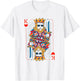 King Of Hearts Matching Couple Valentines King of Hearts T-Shirt - T-Shirt | White