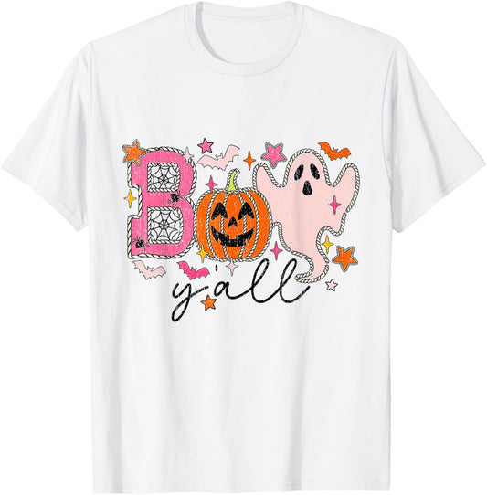 Boo Yall Boo Yall Halloween Family Halloween Matc T-Shirt - T-Shirt | White