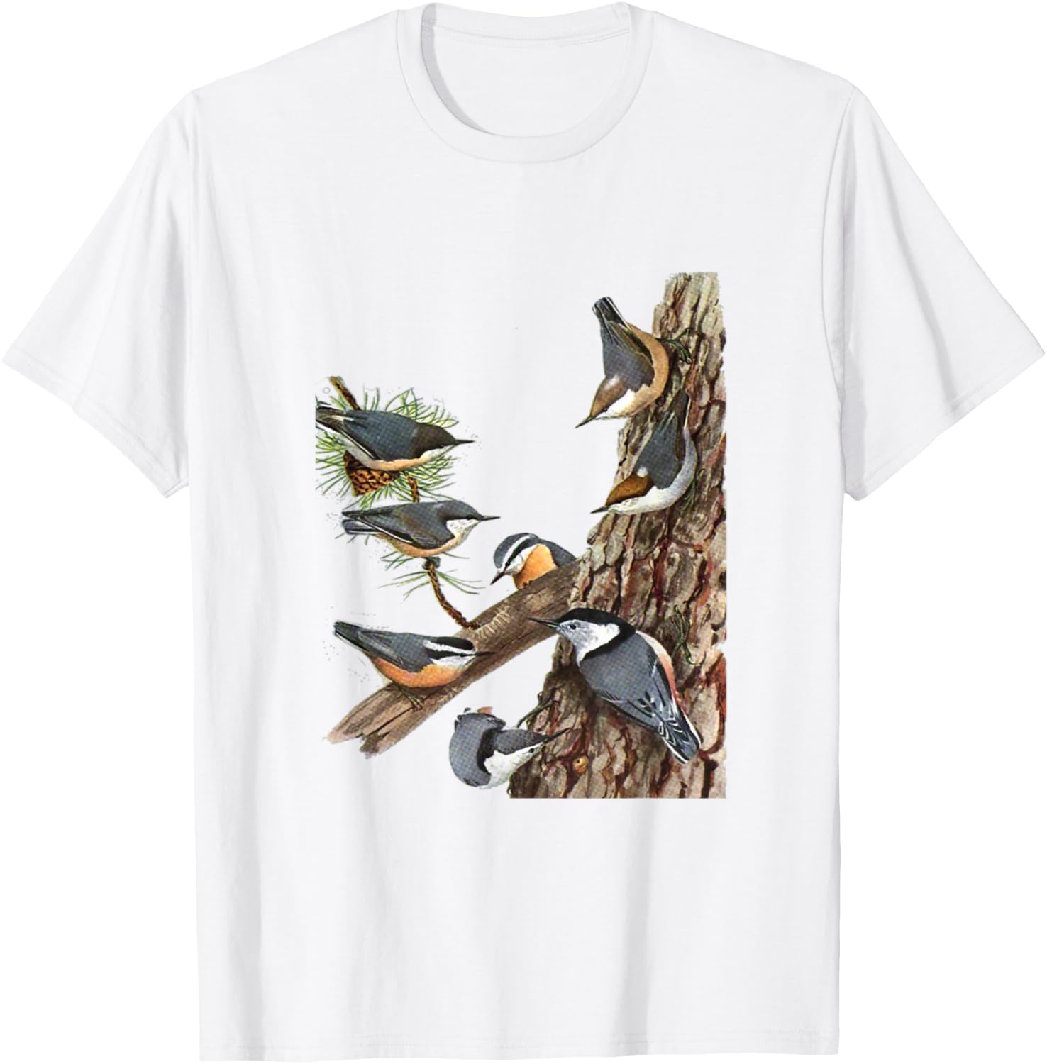 Nuthatch T-Shirt - T-Shirt | White