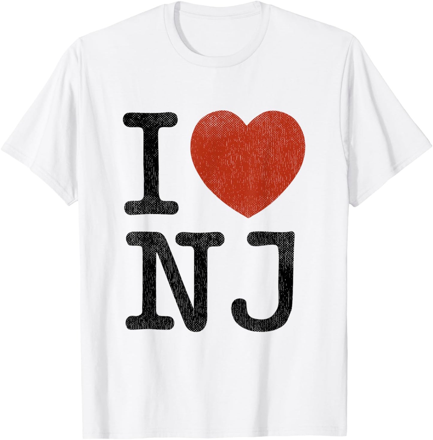 I Love NJ Souvenir I Heart New Jersey T-Shirt - T-Shirt | White