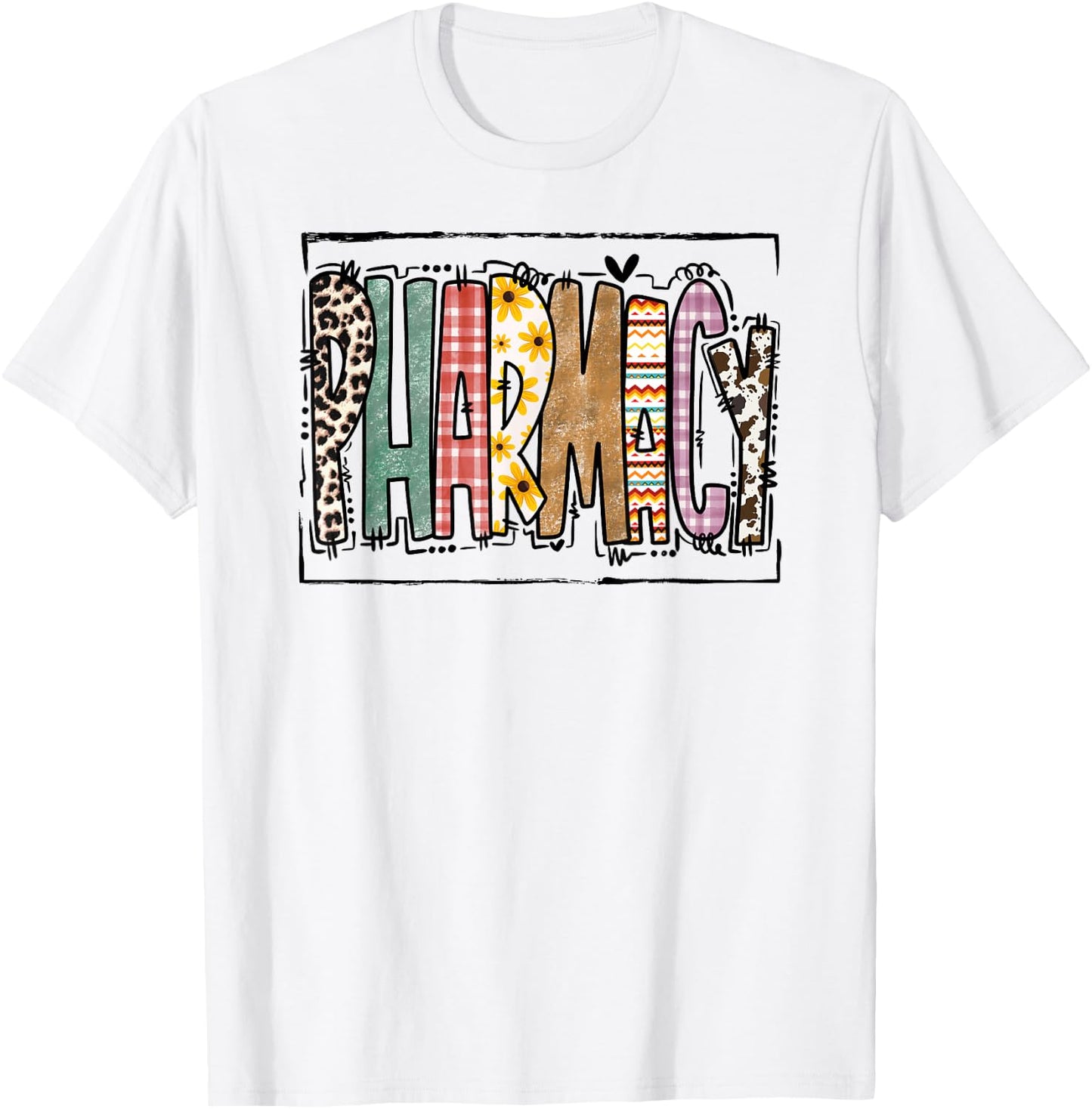 Pharmacy Fall Phamacist Healthcare Worker Autumn Funny T-Shirt - T-Shirt | White