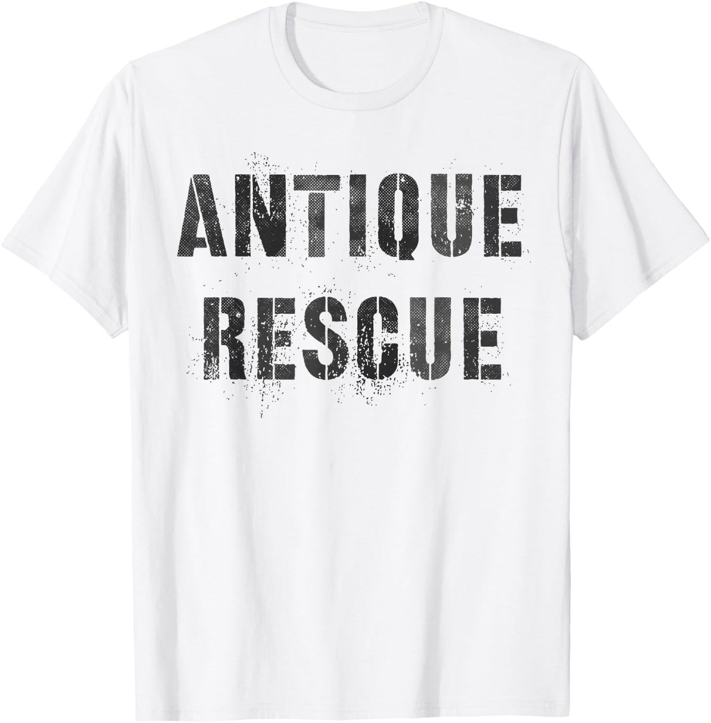 Funny ANTIQUE RESCUE Antiquarian Collectors of Antiquities T-Shirt - T-Shirt | White