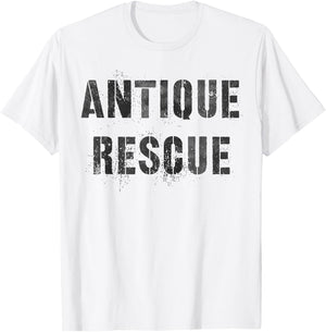 Funny ANTIQUE RESCUE Antiquarian Collectors of Antiquities T-Shirt - T-Shirt | White
