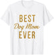 Best Dog Mom Ever Gifts Cute Love Heart Print Dog Mama T-Shirt - T-Shirt | White