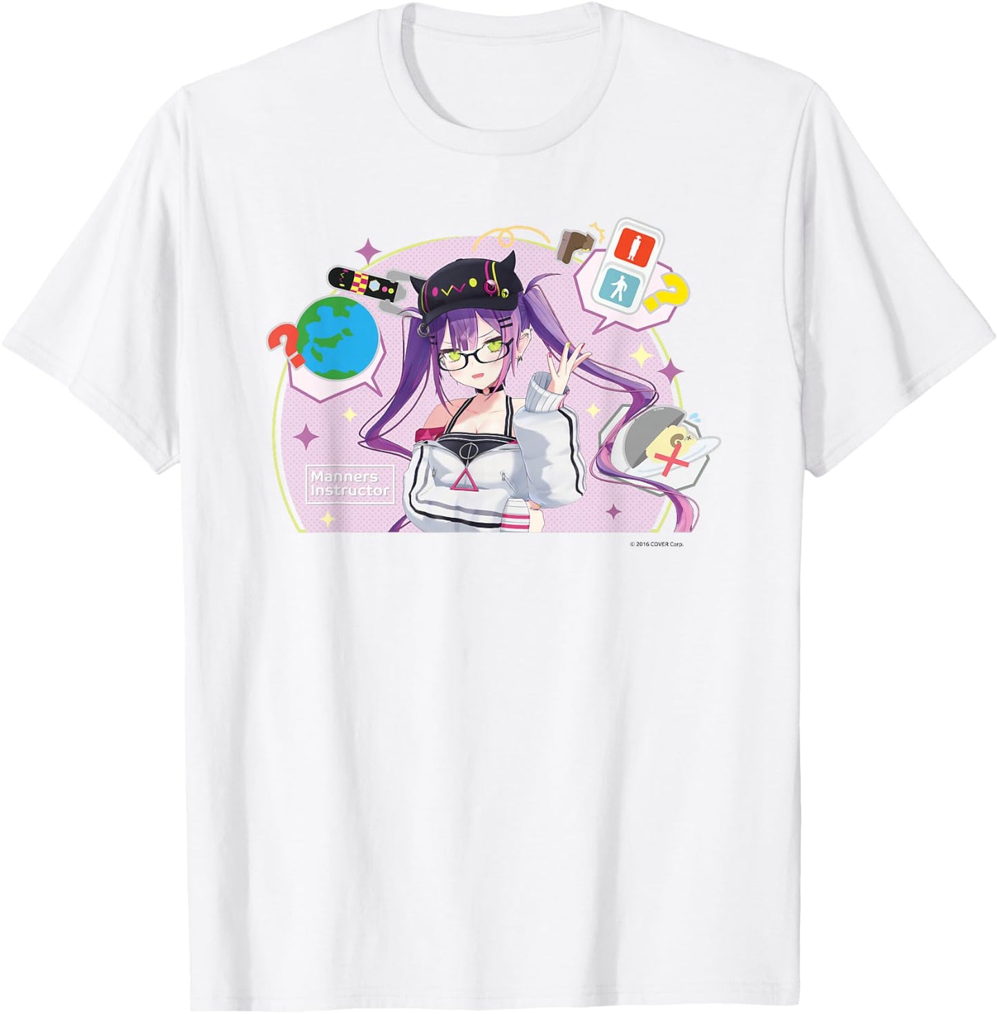 【Tokoyami Towa】holo no graffiti Greatest Moments T-Shirt - T-Shirt | White