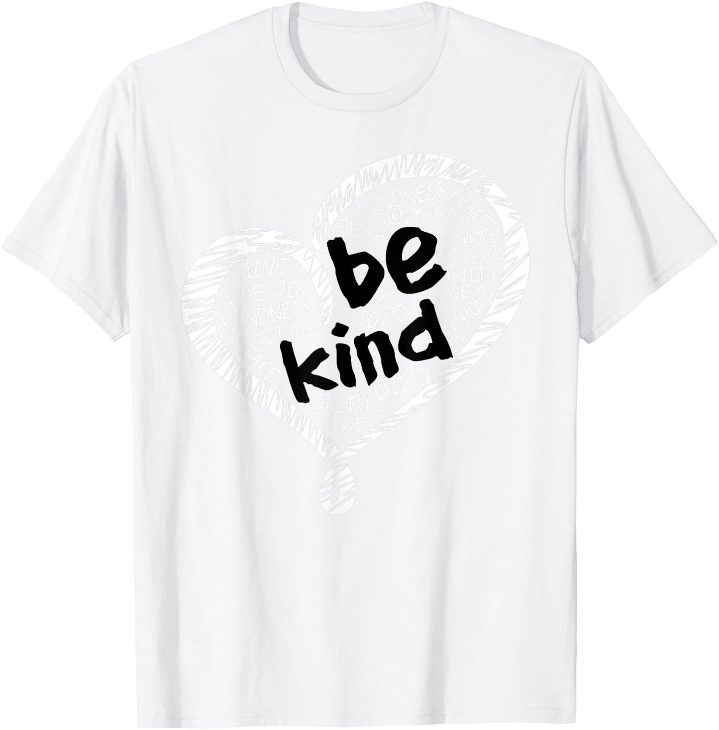 Unity Day Shirt Orange Anti Bullying Be Kind Heart Kindness T-Shirt - T-Shirt | White