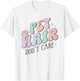 Retro Vet Tech Pet Hair Don't Care Veterinary Medicine T-Shirt - T-Shirt | White