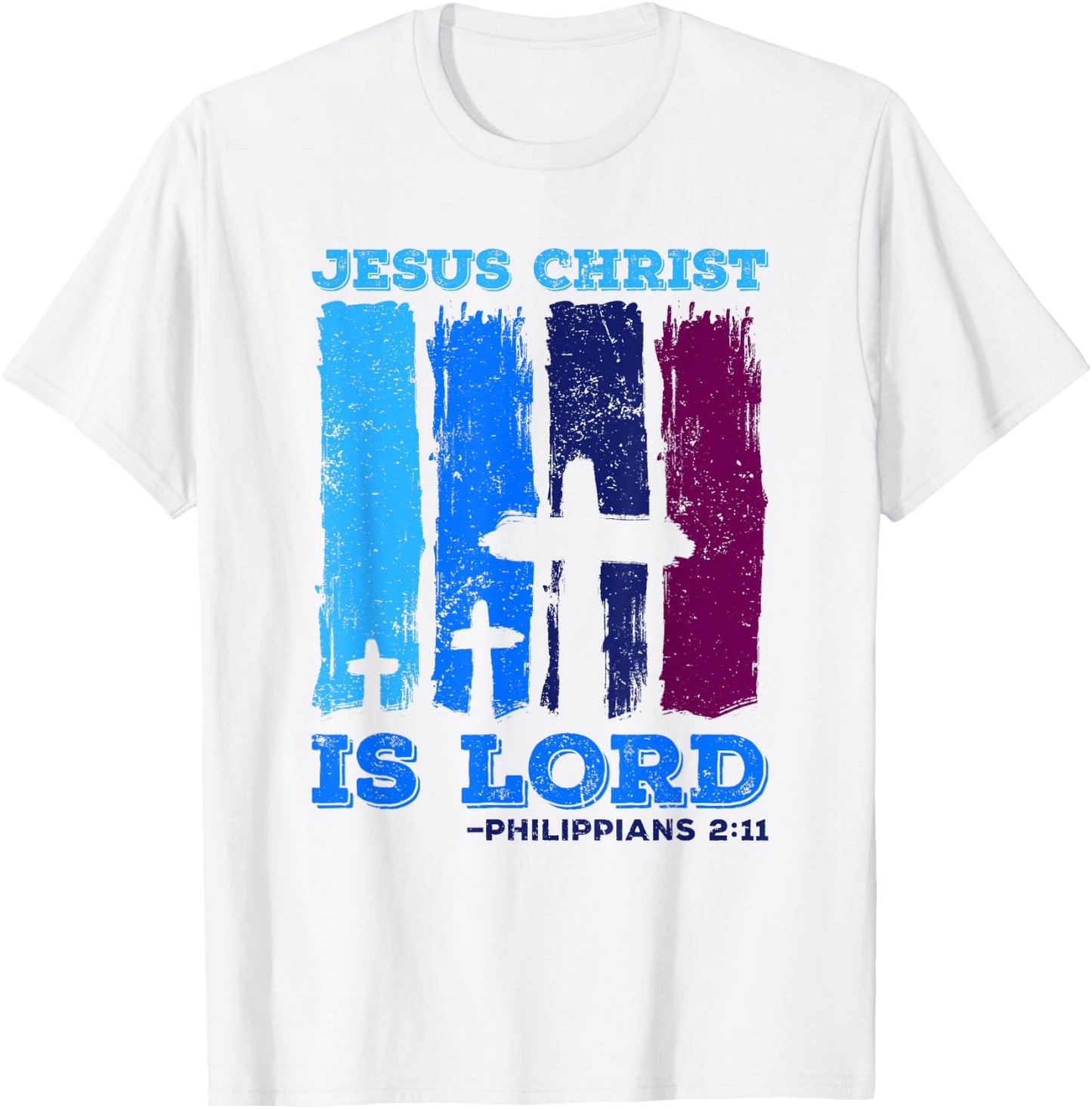 Jesus is Lord Philippians Bible Quote Jesus Christ T-Shirt - T-Shirt | White