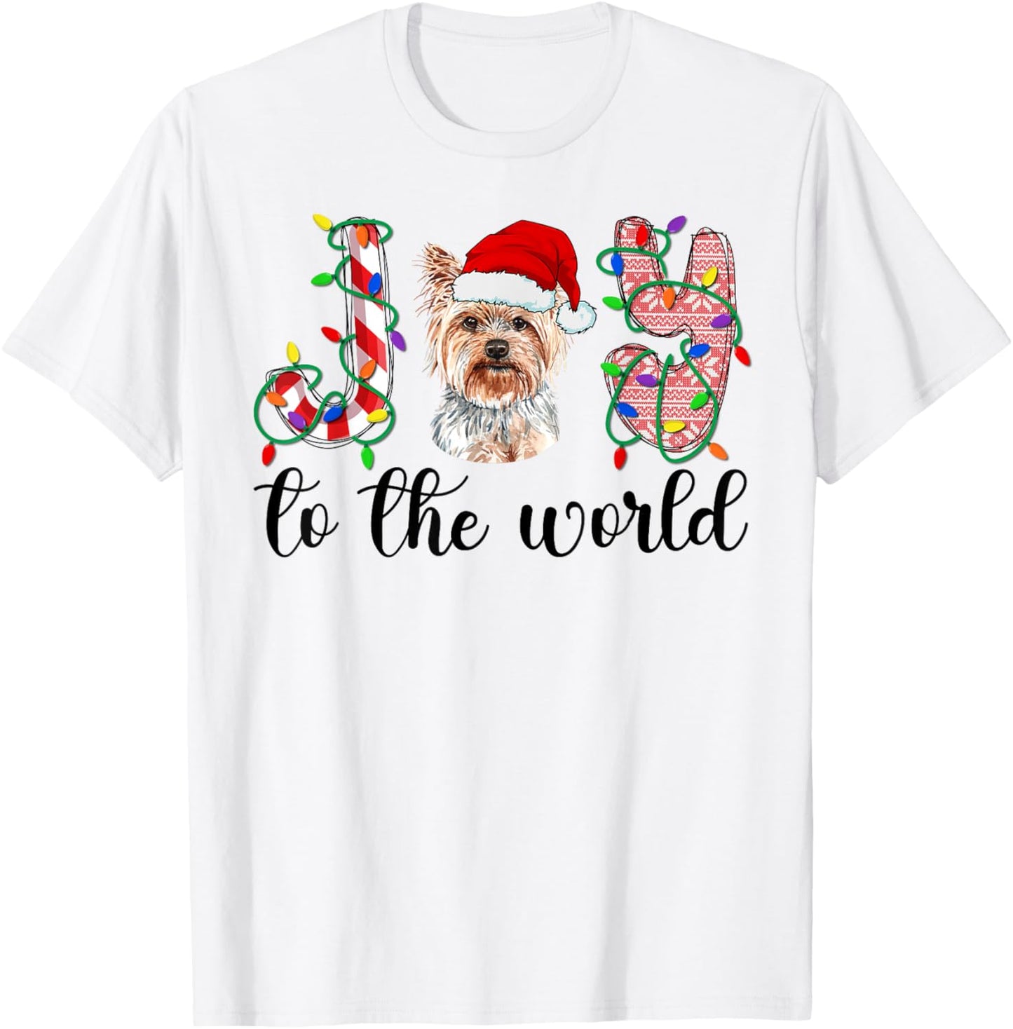 Yorkshire Terrier Christmas Yorkie Xmas Party T-Shirt - T-Shirt | White