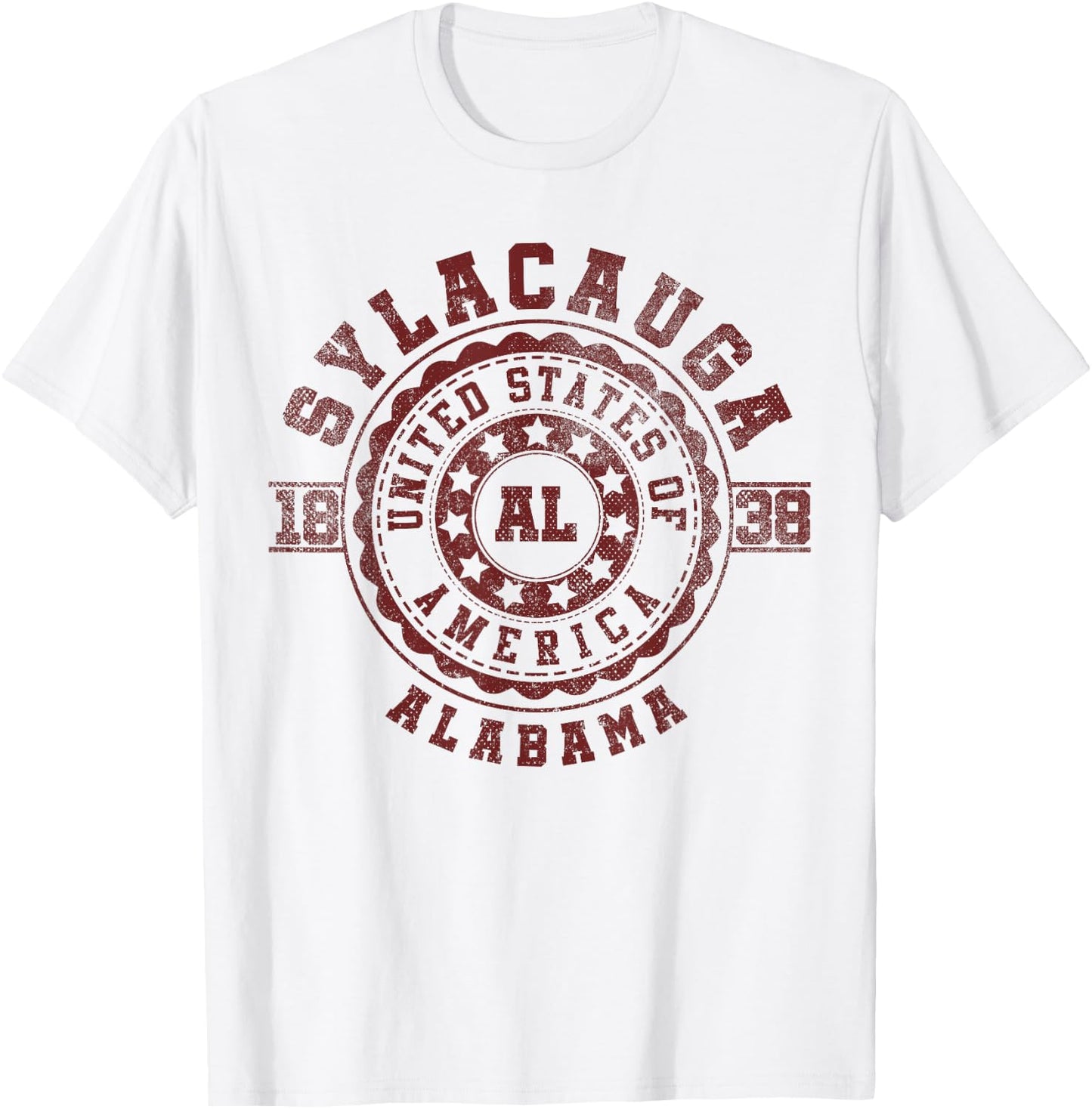 Sylacauga AL | Alabama | Vintage City Apparels T-Shirt - T-Shirt | White
