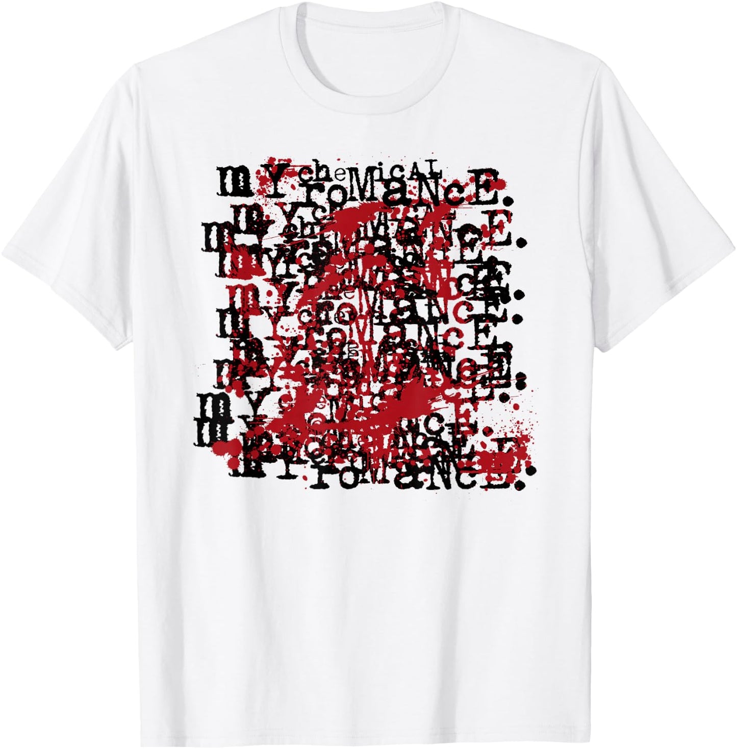 My Chemical Romance Revenge Logo On Repeat T-Shirt - T-Shirt | White