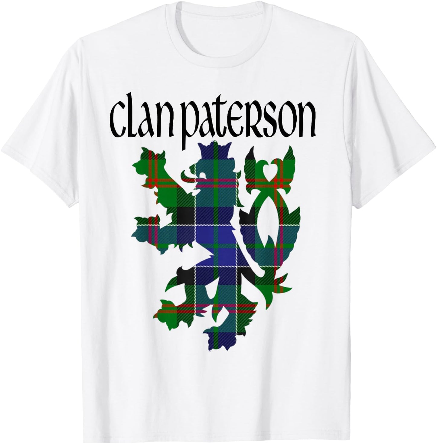 Clan Paterson Tartan Scottish Family Name Scotland Pride T-Shirt - T-Shirt | White