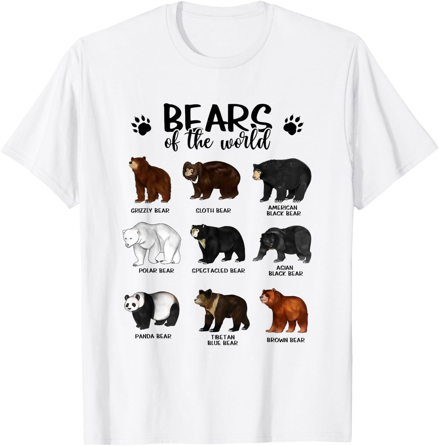 Bears of the world - Bears T-Shirt - T-Shirt | White