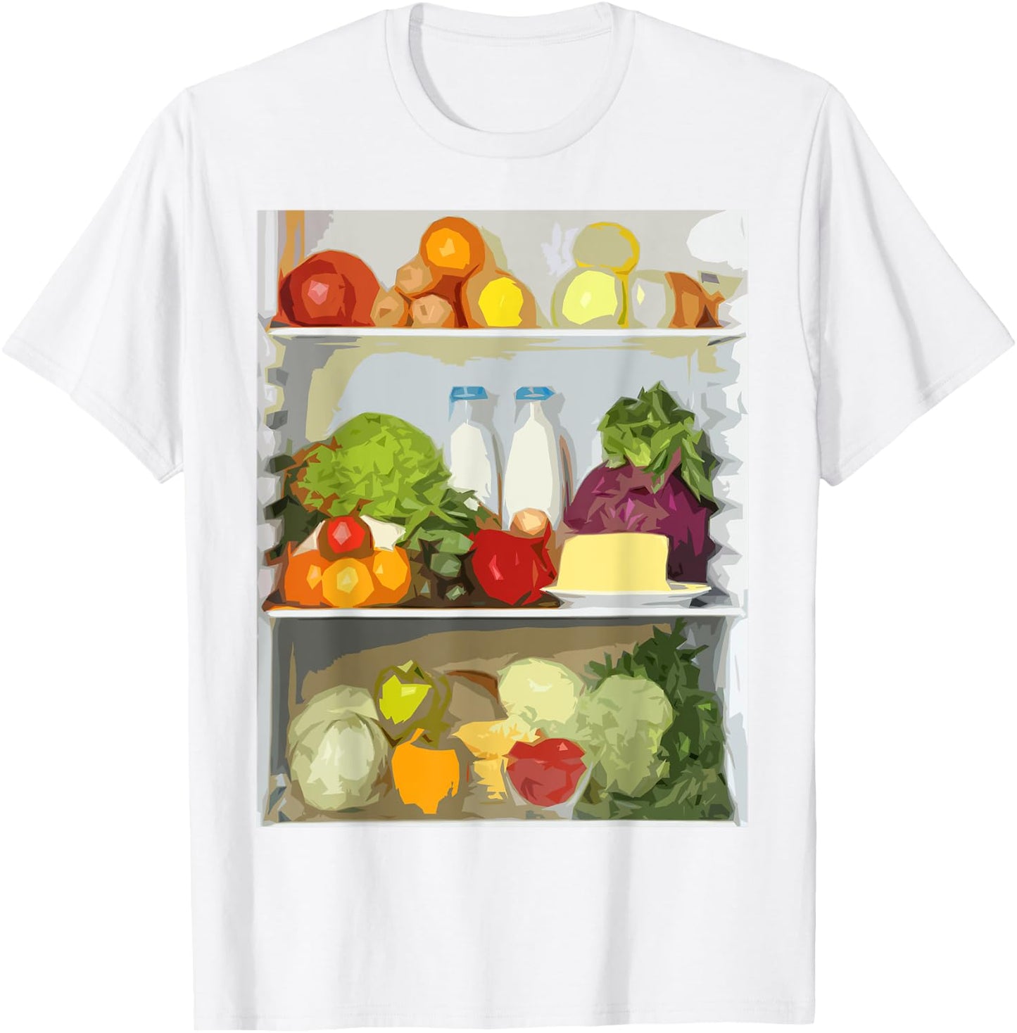Fridge Retro Object Costume Funny Halloween Silvester Design T-Shirt - T-Shirt | White