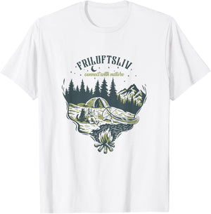 Friluftsliv Connect With Nature T-Shirt - T-Shirt | White