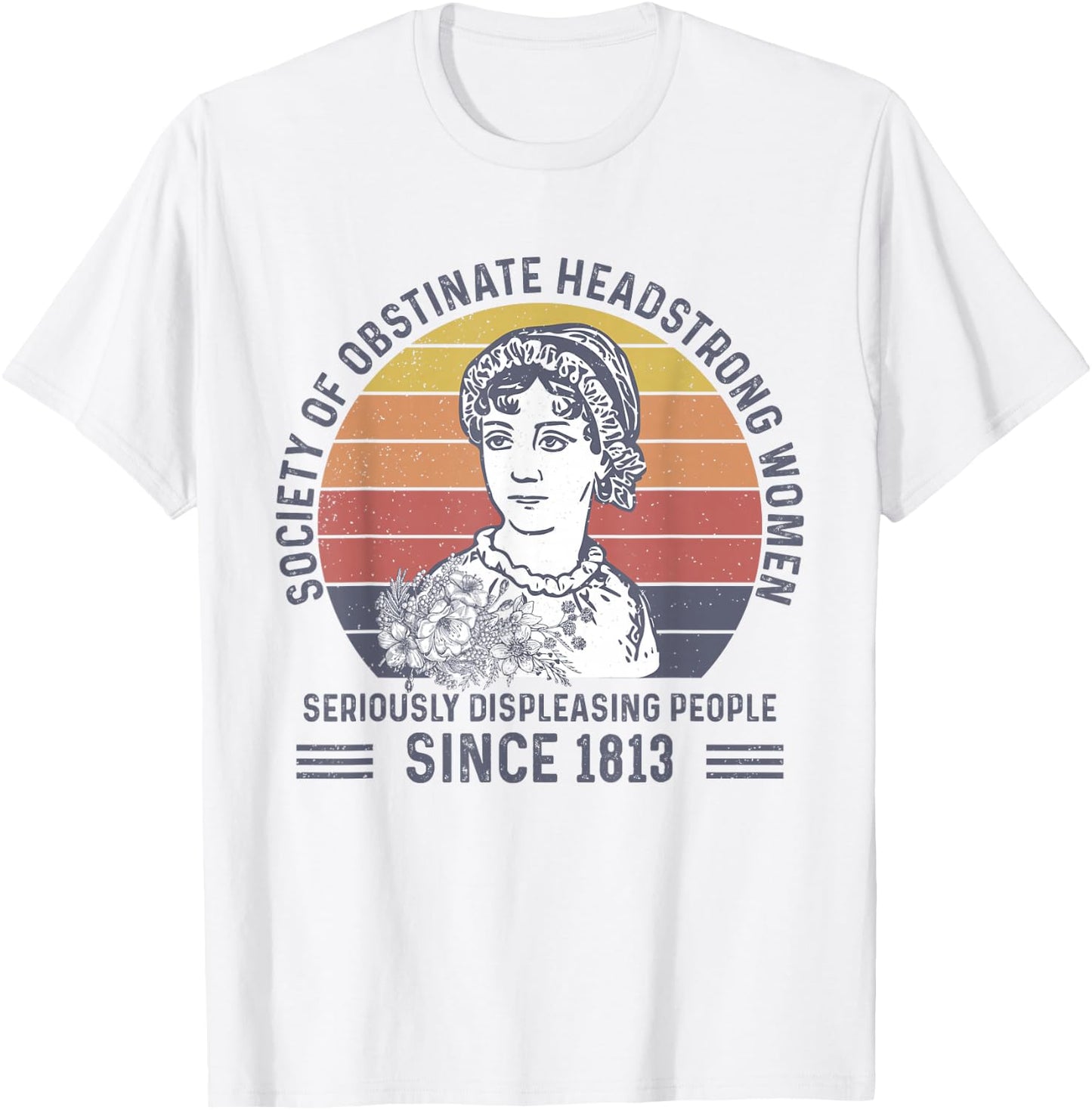 Society Of Obstinate Headstrong Women Bookworm Novelist T-Shirt - T-Shirt | White