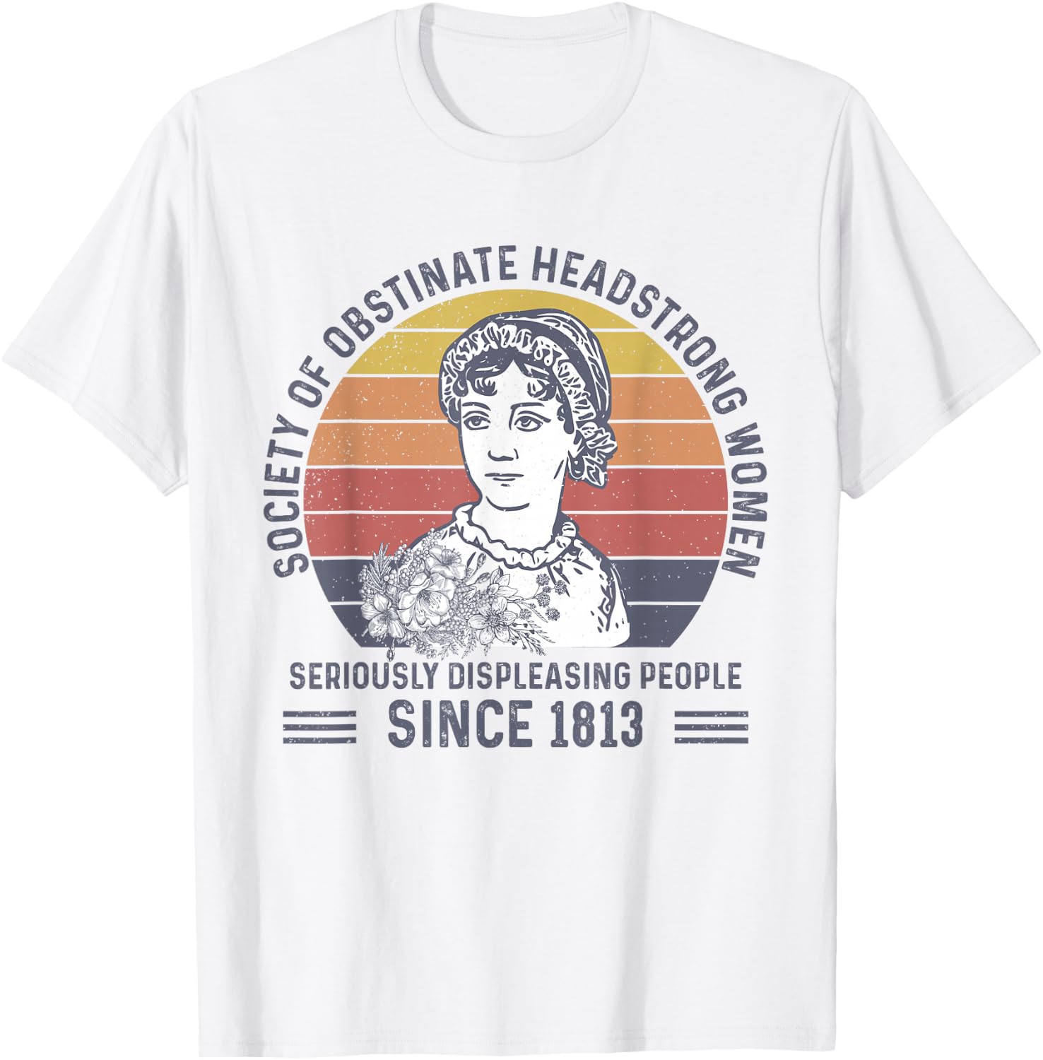 Society Of Obstinate Headstrong Women Bookworm Novelist T-Shirt - T-Shirt | White