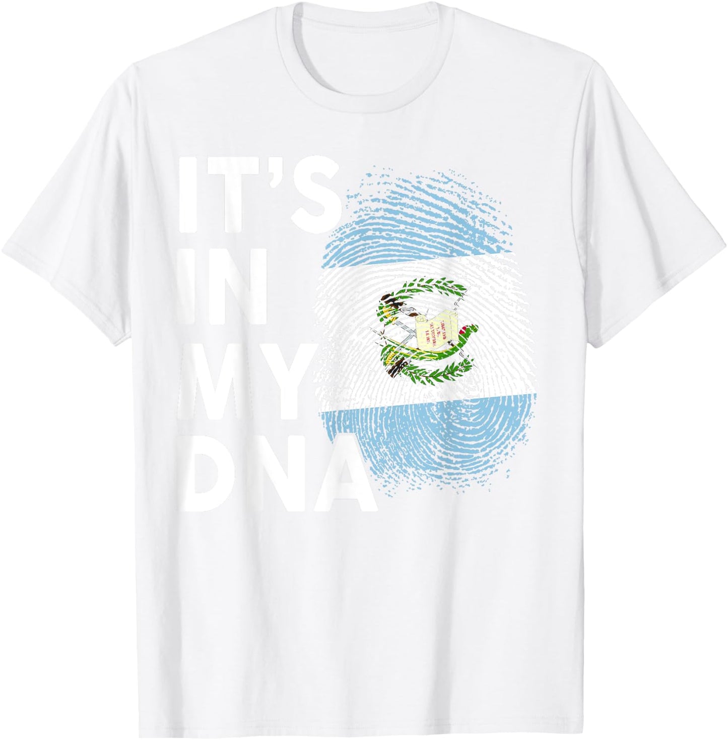 Guatemala Flag My DNA Hispanic Heritage Guatemalan Kid Women T-Shirt - T-Shirt | White