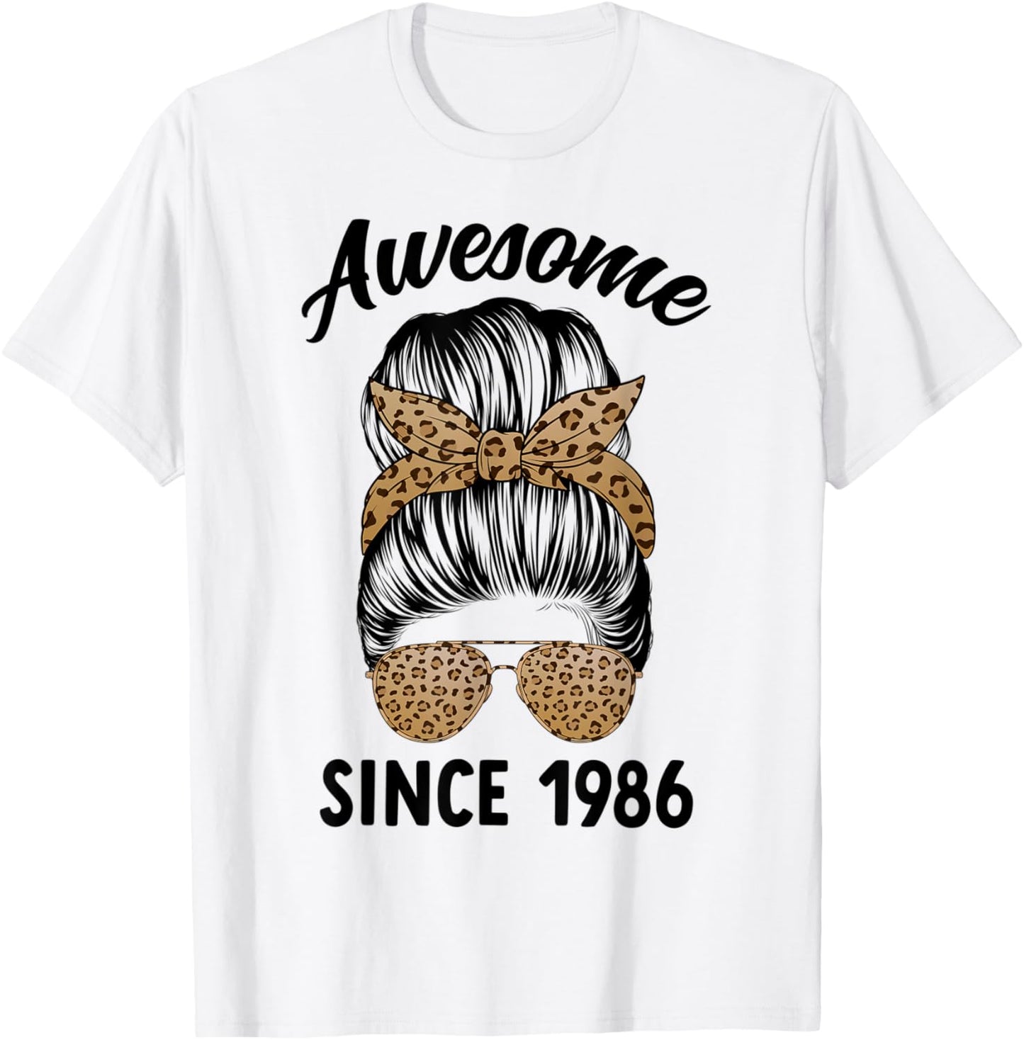 Awesome Since 1986 Women 37 Years Old 37th Birthday T-Shirt - T-Shirt | White