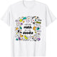 I Don’t Know Math But I Can Doodle Funny Creative Graphic T-Shirt - T-Shirt | White