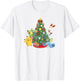 Pokémon Christmas Group Shot Decorating The Tree T-Shirt - T-Shirt | White