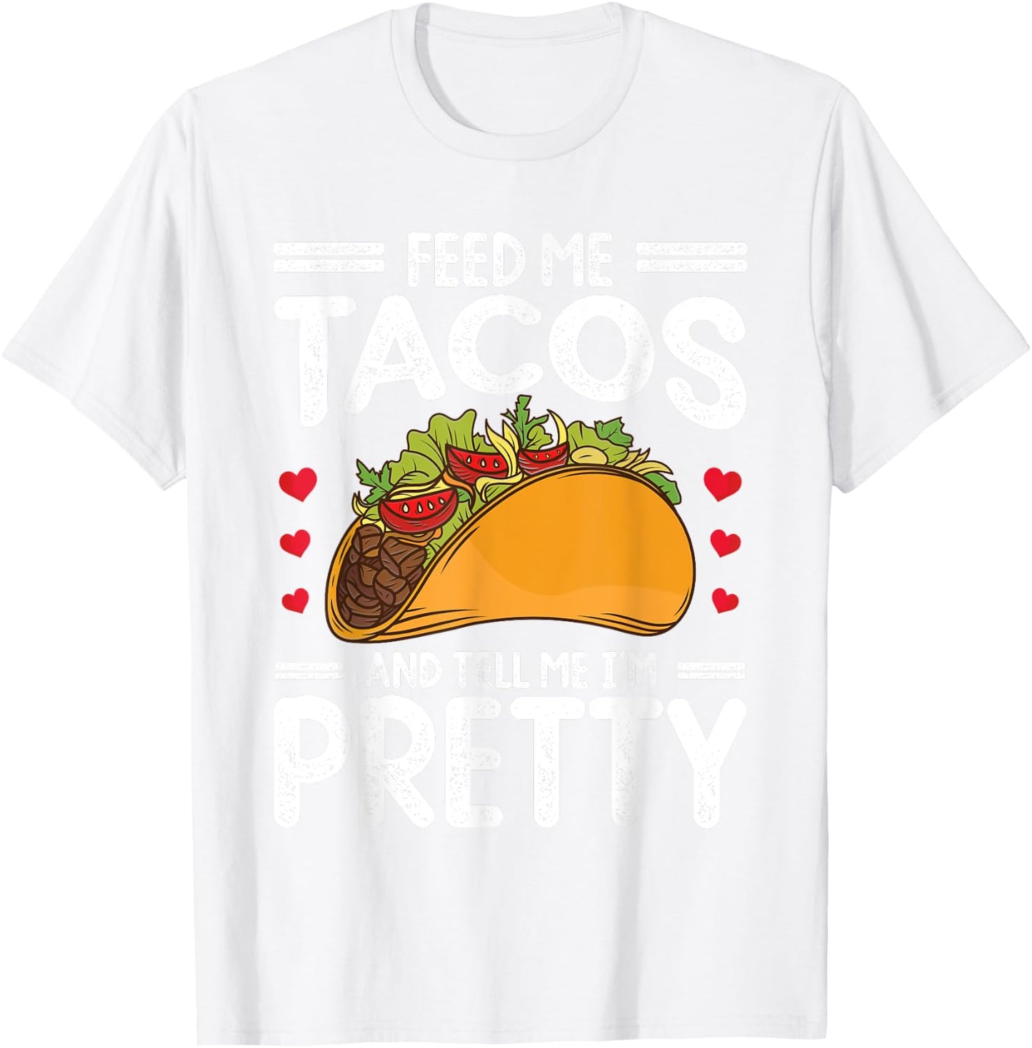 Taco Cinco de Mayo Funny Boys Men Women Mexican Food. T-Shirt - T-Shirt | White