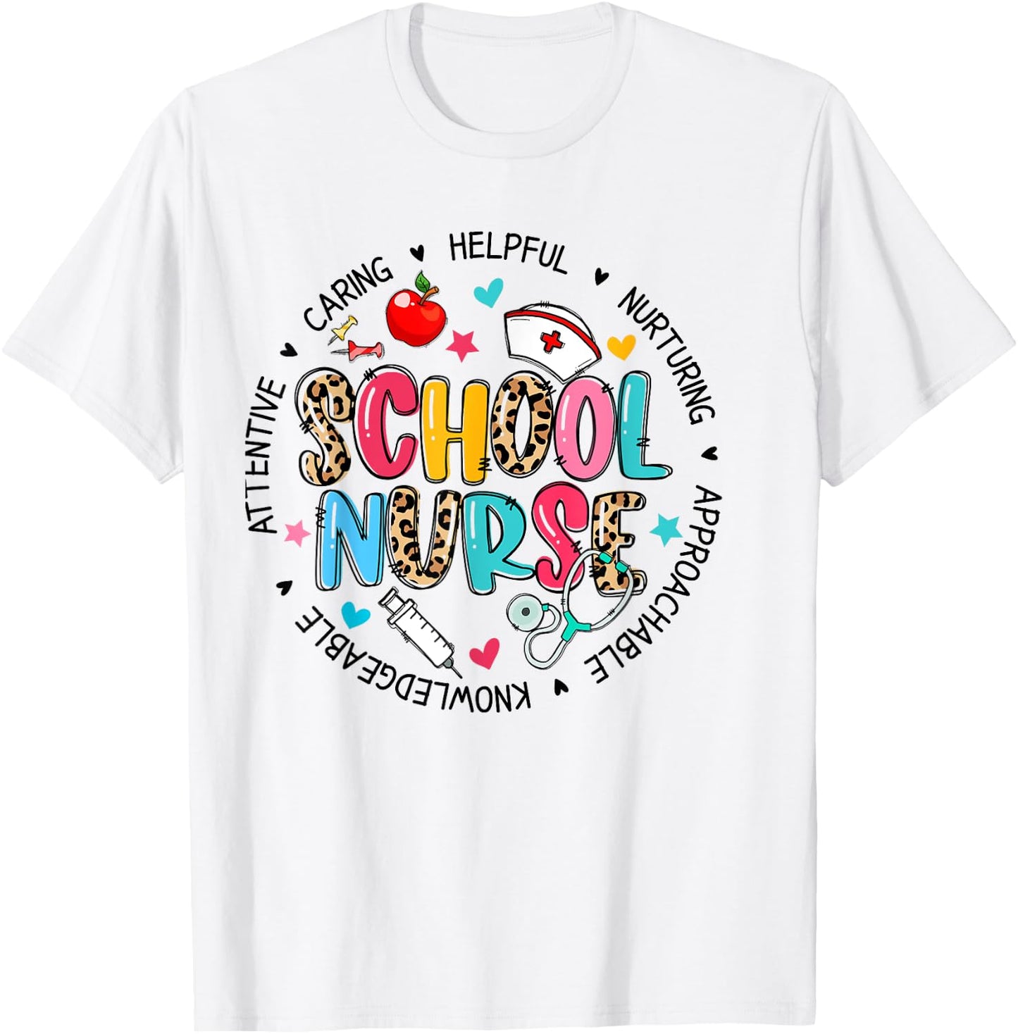 School Nurse Appreciation Back To School Nurse T-Shirt - T-Shirt | White