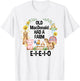Toddler Kids Old MacDonald Had a Farm E-I-E-I-O Nursery Song T-Shirt - T-Shirt | White