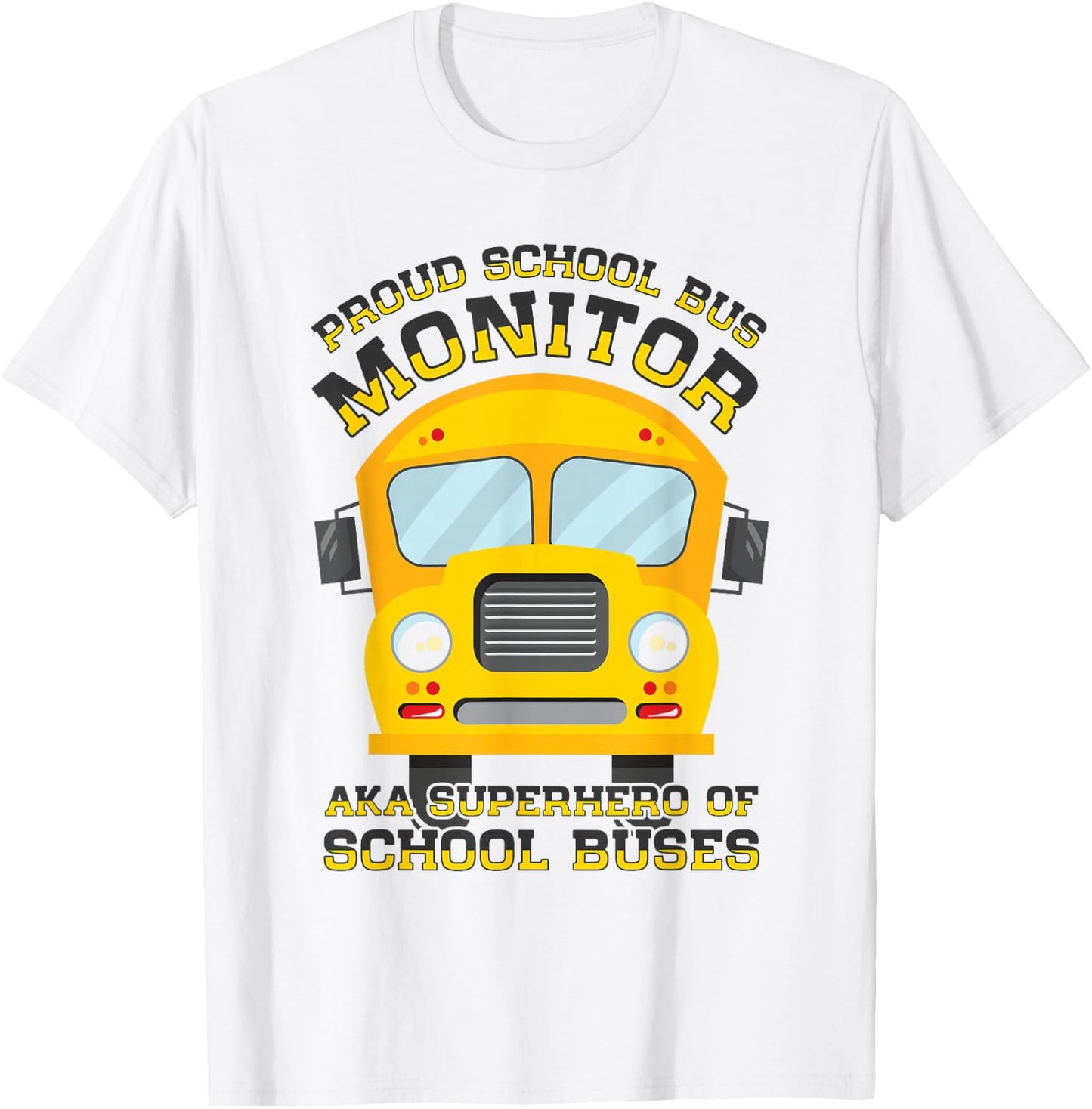School Bus Monitor Bus Aide Attendant Student Delivery T-Shirt - T-Shirt | White