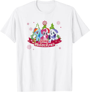 My Little Pony: Friendship Is Magic Christmas Wonderland T-Shirt - T-Shirt | White