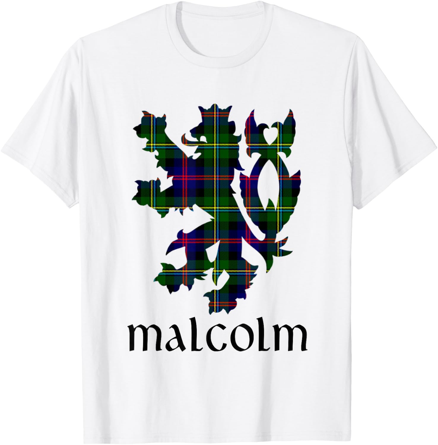 Clan Malcolm Tartan Scottish Family Name Scotland Pride T-Shirt - T-Shirt | White