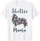 Shetland-Sheepdog Mom Sheltie Dog Mama Mother Day Gift Women T-Shirt - T-Shirt | White