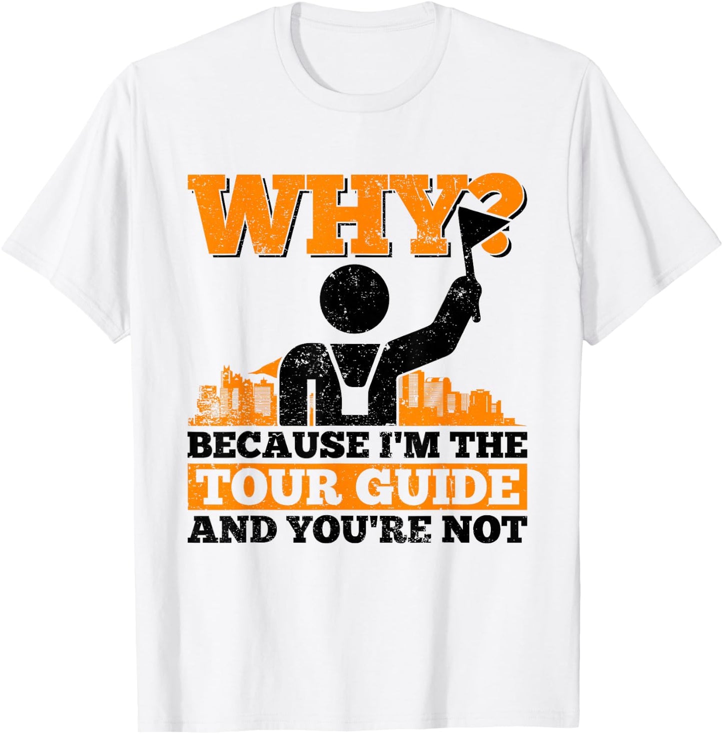 Tour Guide Design For A City Tour Guide T-Shirt - T-Shirt | White