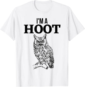 I'm a hoot owl T-Shirt - T-Shirt | White