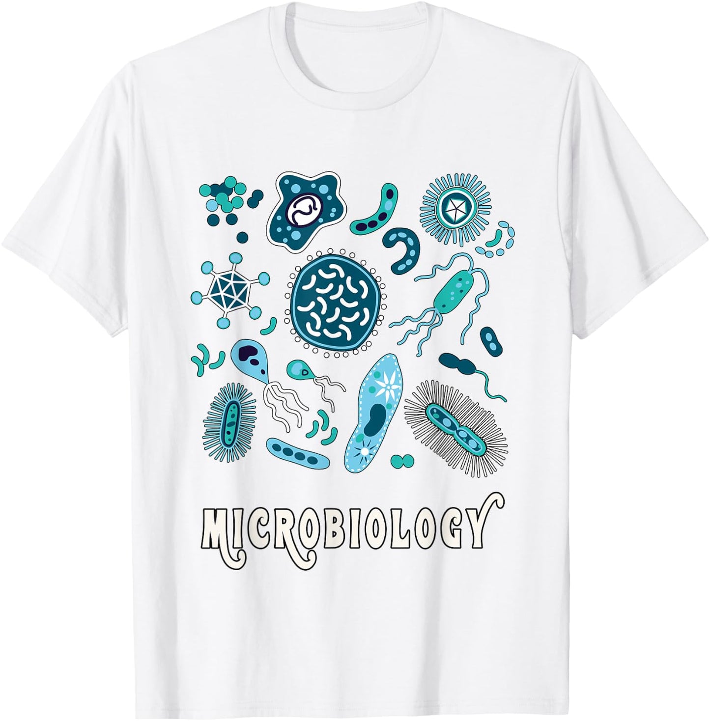 Microbiology Teacher, Science Instructor Gift Shirt Women T-Shirt - T-Shirt | White