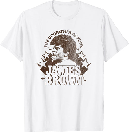 James Brown The Godfather of Funk T-Shirt - T-Shirt | White