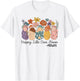 Retro Groovy Helping Little Ones Bloom Babies Flower Midwife T-Shirt - T-Shirt | White
