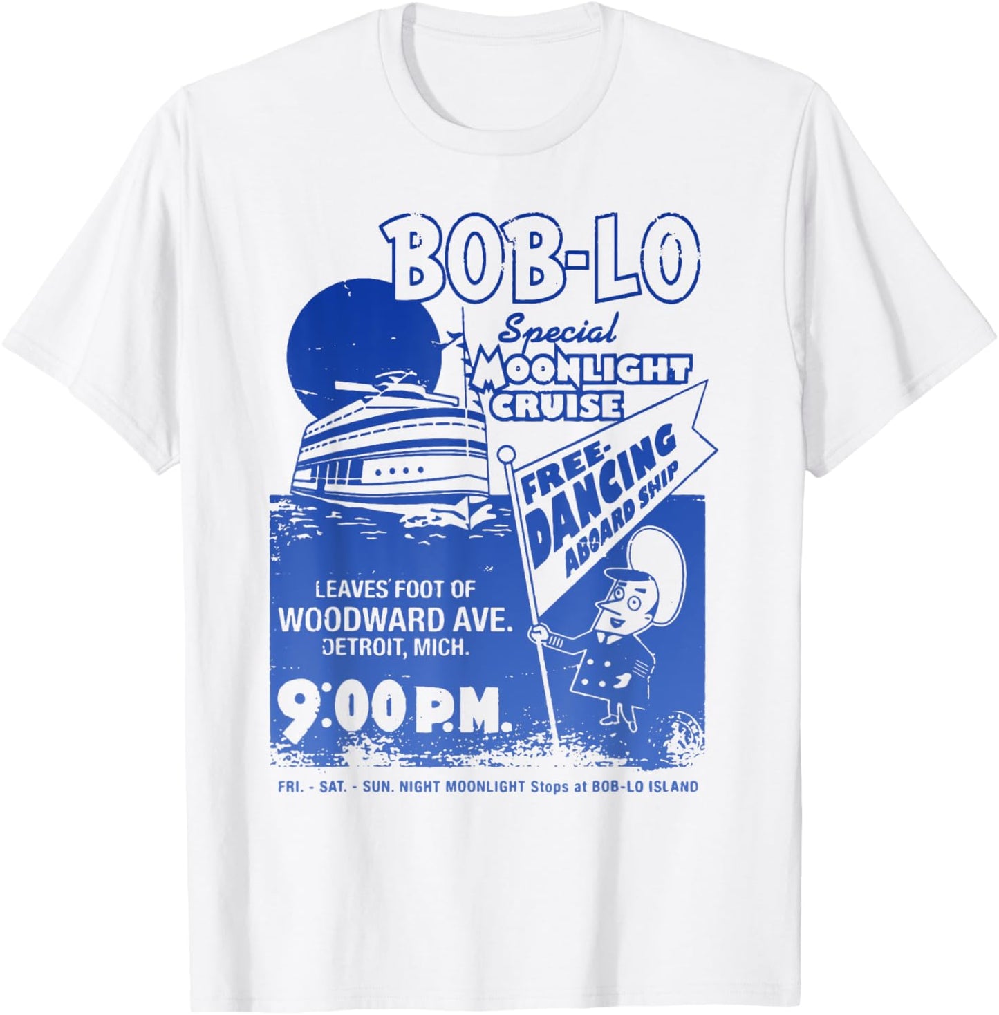 Boblo Island - Detroit, Michigan T-Shirt - T-Shirt | White