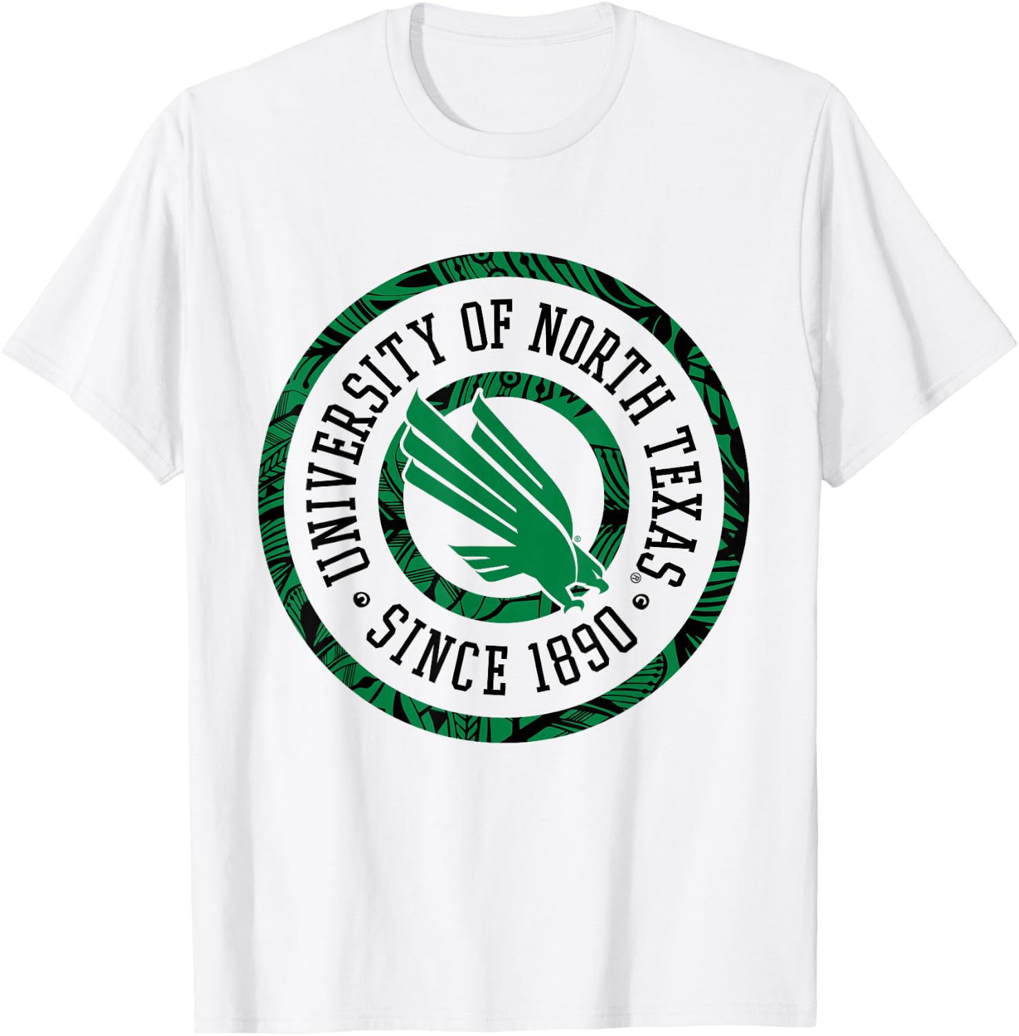 North Texas Mean Green | NCAA University of Merch | 1709EL07 T-Shirt - T-Shirt | White