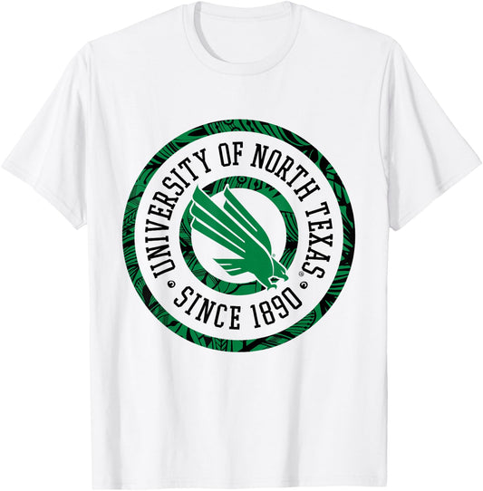 North Texas Mean Green | NCAA University of Merch | 1709EL07 T-Shirt - T-Shirt | White