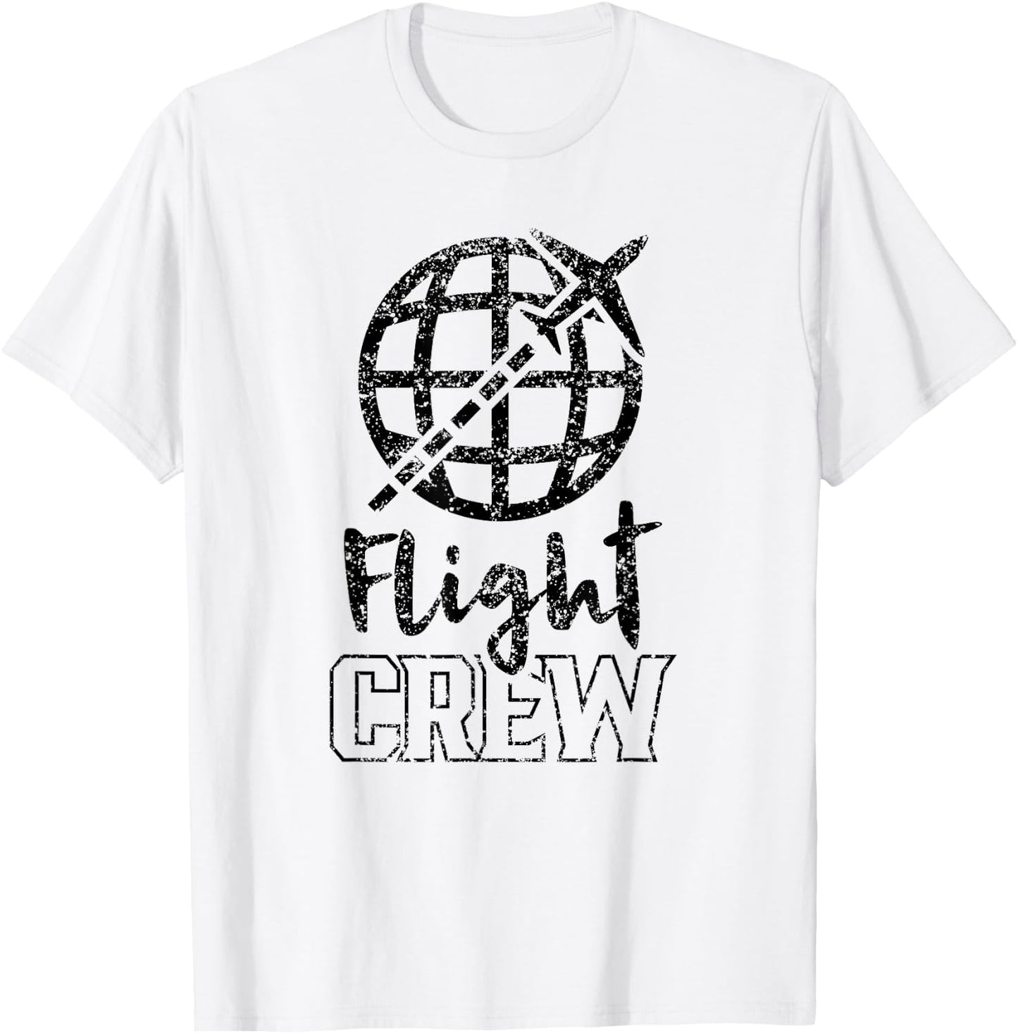 Flight Crew Cabin Crew Attendant Airplane Steward T-Shirt - T-Shirt | White