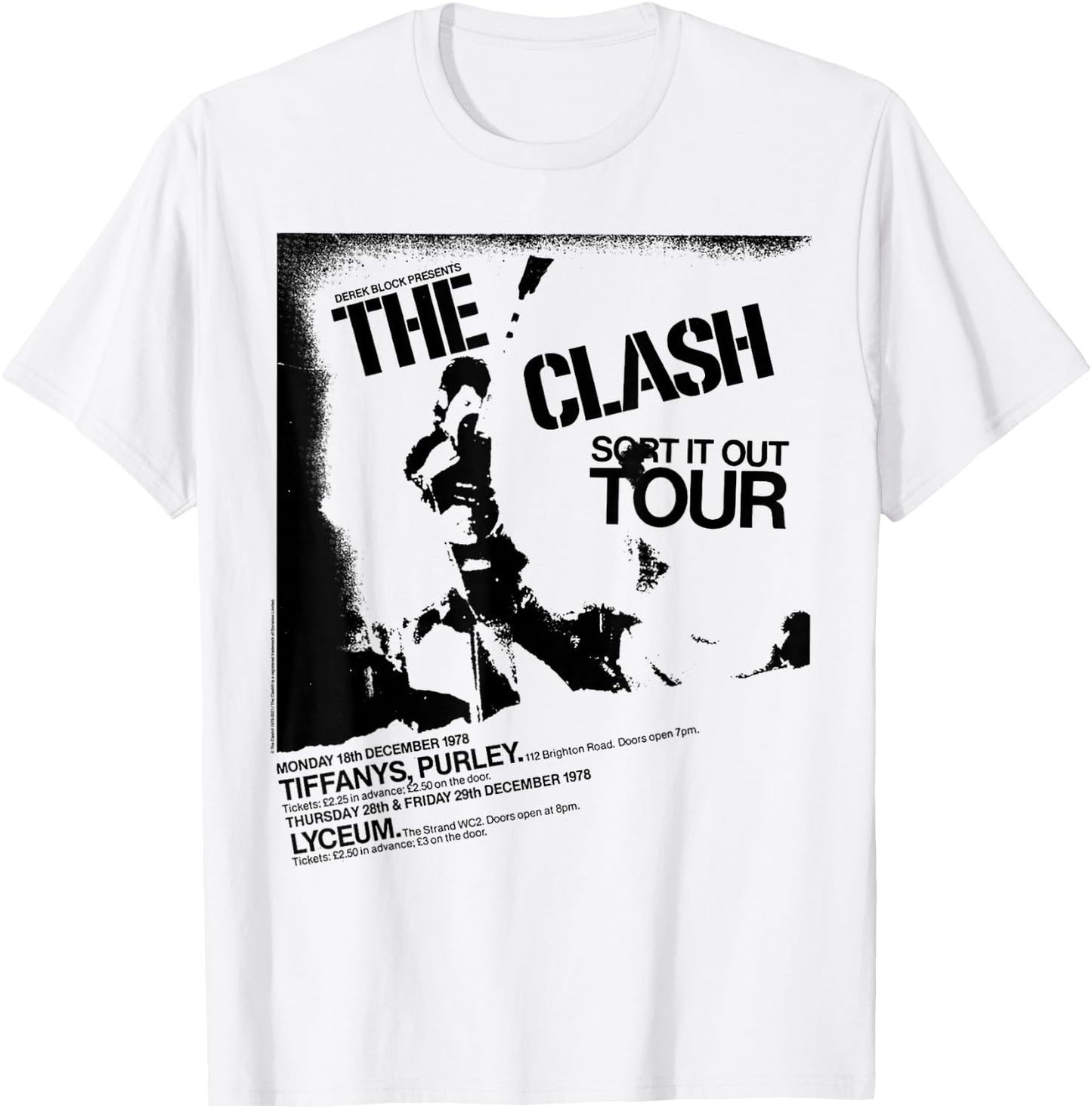 The Clash - Sort It Out Tour T-Shirt - T-Shirt | White
