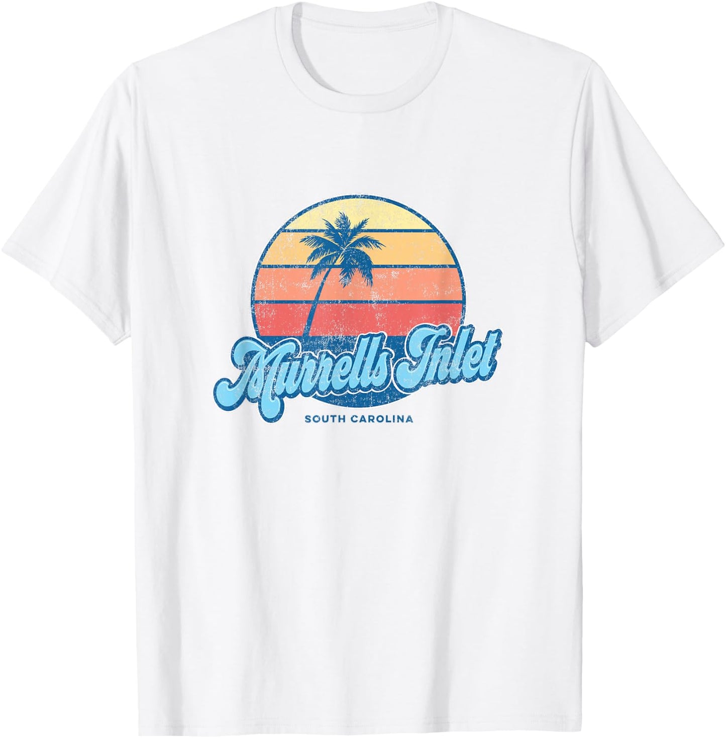 Vintage Murrells Inlet South Carolina SC Classic 70s Retro S T-Shirt - T-Shirt | White