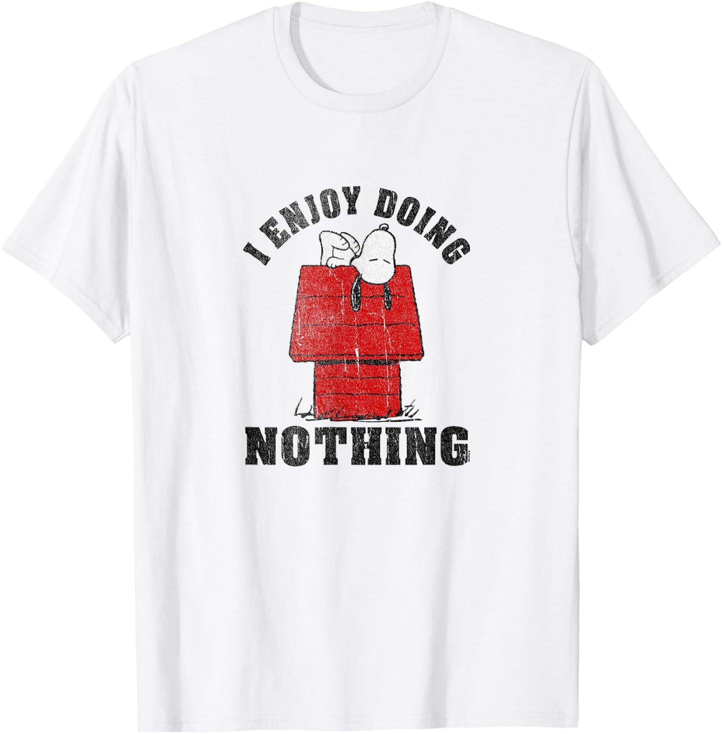 Peanuts - Snoopy I Enjoy doing Nothing T-Shirt - T-Shirt | White