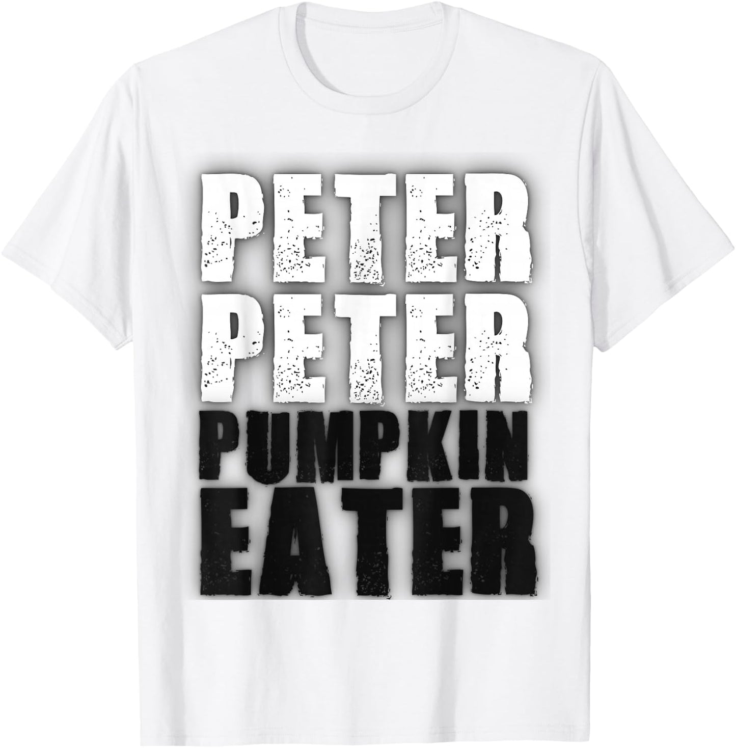 Peter Pumpkin Eater Halloween Matching Couples Costume T-Shirt - T-Shirt | White