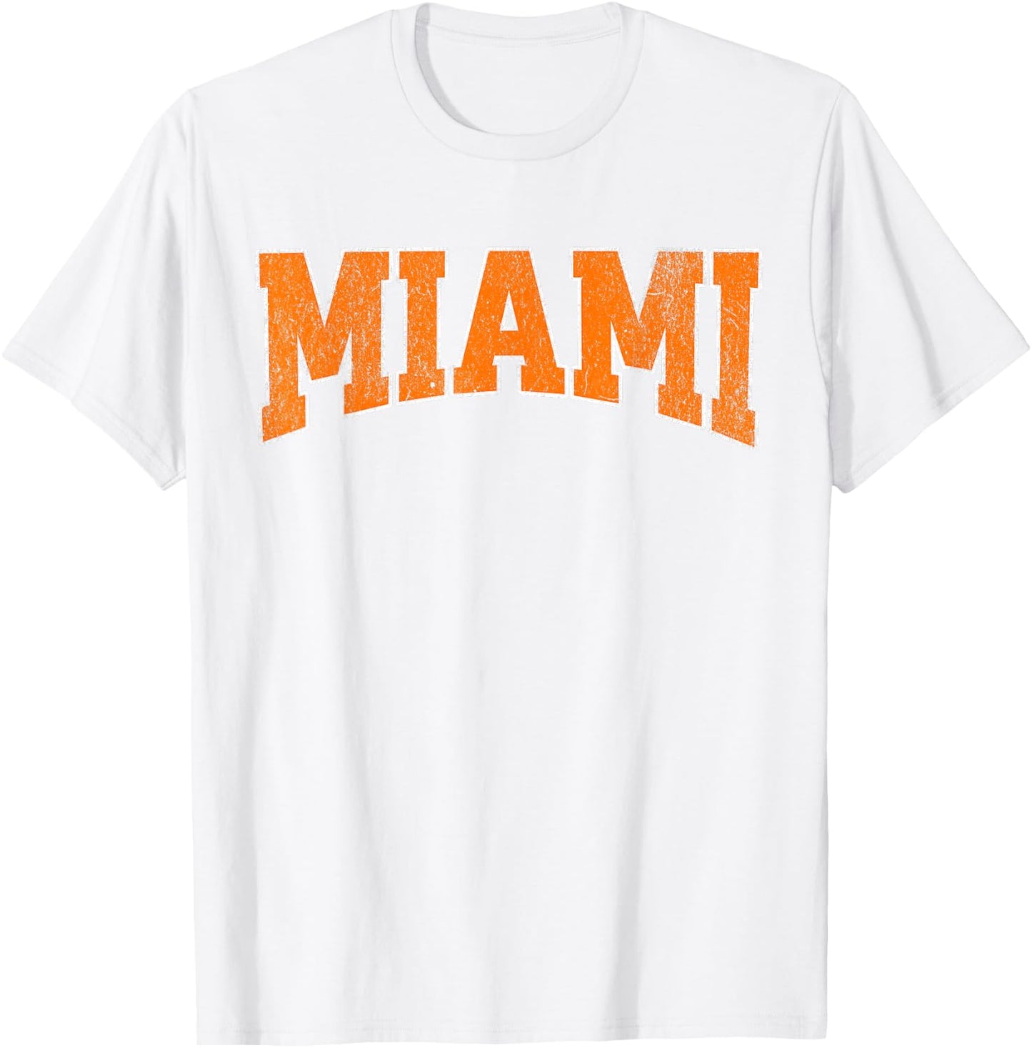 Miami Vintage City T-Shirt - T-Shirt | White
