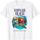 Topsail Beach North Carolina Watercolor Happy Sea Turtle Men Women Kids T-Shirt - T-Shirt | White
